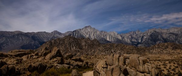 mountain range, landscape Wallpaper 3440x1440