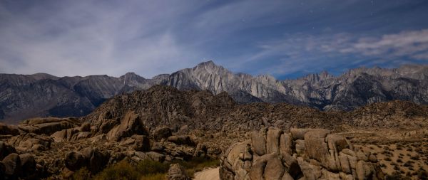 mountain range, landscape Wallpaper 2560x1080