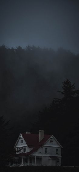 house, night, dark Wallpaper 1080x2340