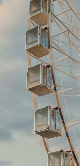 ferris wheel, attraction Wallpaper 1440x2960