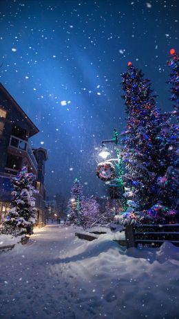 christmas, New Year, winter Wallpaper 640x1136