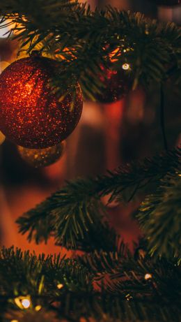 christmas, christmas tree, New Year Wallpaper 640x1136