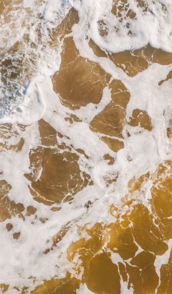 brown, sea foam Wallpaper 600x1024