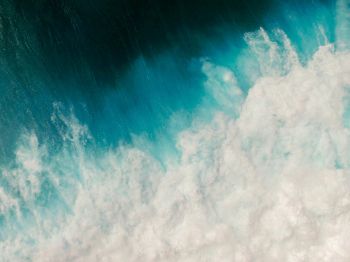 sea waves, blue Wallpaper 1024x768