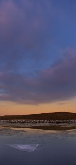 landscape, ice, sky Wallpaper 1284x2778