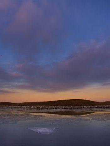 landscape, ice, sky Wallpaper 1668x2224
