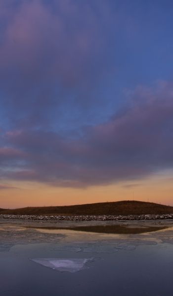 landscape, ice, sky Wallpaper 600x1024
