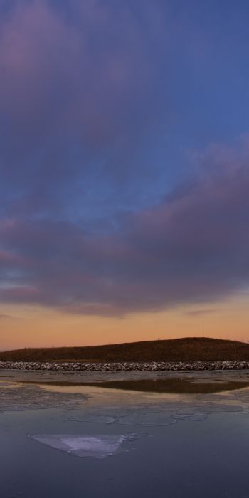landscape, ice, sky Wallpaper 720x1440