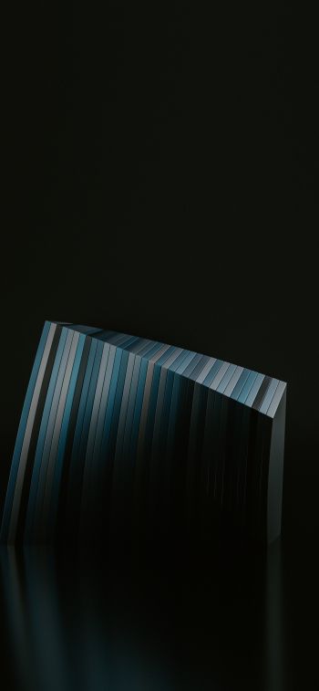 abstraction, black Wallpaper 1284x2778
