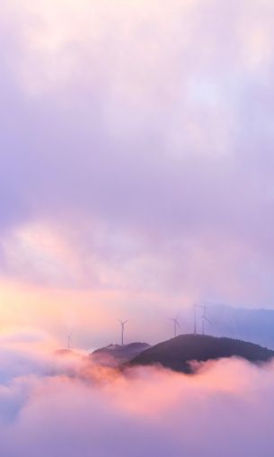 fog, sky, clouds Wallpaper 1200x2000