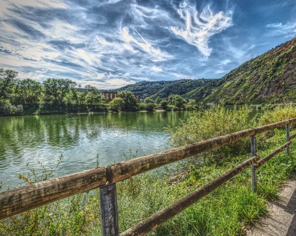 landscape, river, mountains Wallpaper 1280x1024