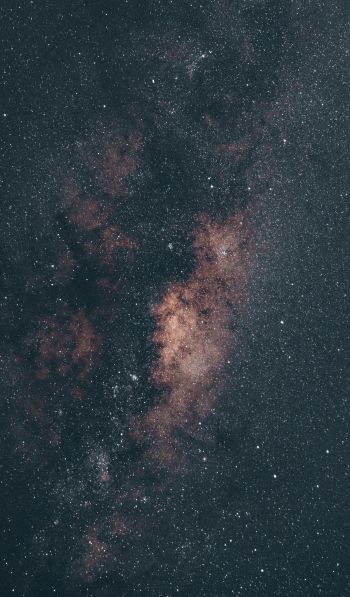 Обои 600x1024 вселенная, Млечный Путь, звездное небо