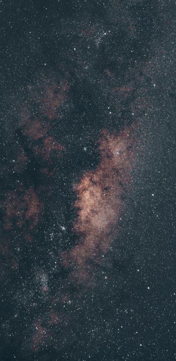 Обои 1440x2960 вселенная, Млечный Путь, звездное небо
