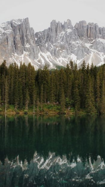 mountain range, lake, landscape Wallpaper 720x1280