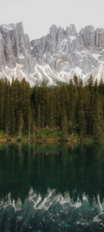 mountain range, lake, landscape Wallpaper 720x1600