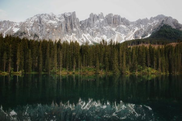 mountain range, lake, landscape Wallpaper 5184x3456