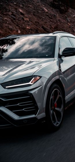 Обои 1080x2340 спортивная машина, Lamborghini Urus