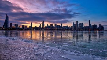Chicago, landscape, USA Wallpaper 2560x1440