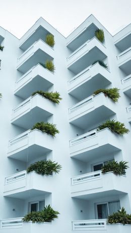 building, Tenerife, light Wallpaper 2160x3840