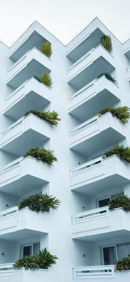 building, Tenerife, light Wallpaper 1125x2436