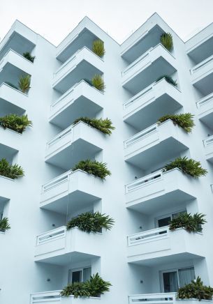 building, Tenerife, light Wallpaper 1668x2388