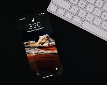 smartphone, keyboard, black Wallpaper 1280x1024