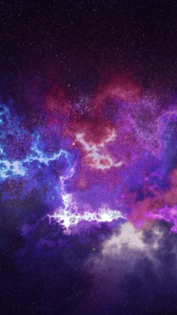 galaxy, stars Wallpaper 640x1136