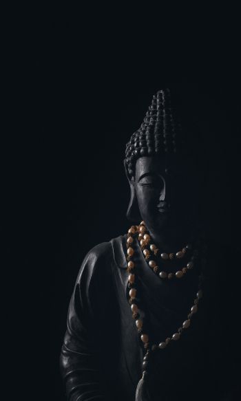zen, black, statue Wallpaper 1200x2000