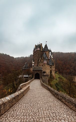 Eltz castle, Germany, fantasy Wallpaper 1752x2800