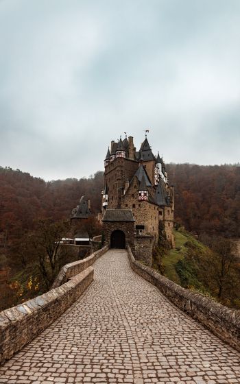 Eltz castle, Germany, fantasy Wallpaper 1600x2560