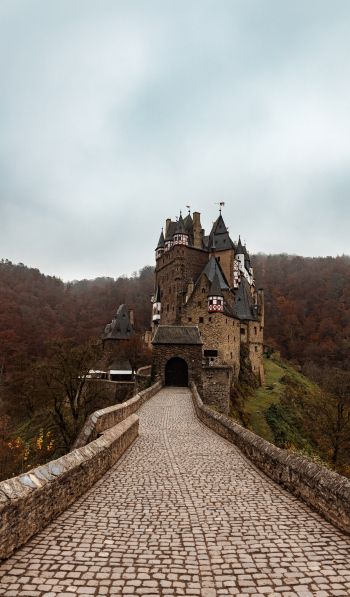 Eltz castle, Germany, fantasy Wallpaper 600x1024