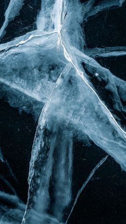 ice, blue, dark Wallpaper 640x1136