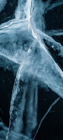 ice, blue, dark Wallpaper 1080x2400