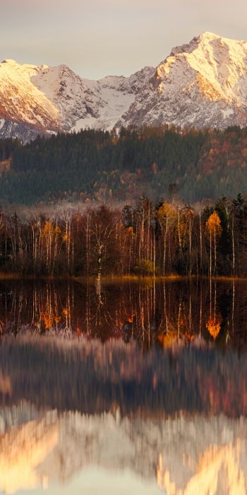 landscape, dawn, reflection Wallpaper 720x1440