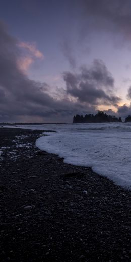 sea waves, sea foam, shore Wallpaper 720x1440