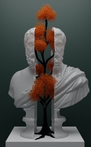 bust, art, aesthetics Wallpaper 800x1280