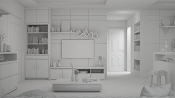aesthetics of white, interior Wallpaper 1280x720