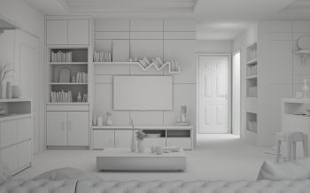 aesthetics of white, interior Wallpaper 2560x1600