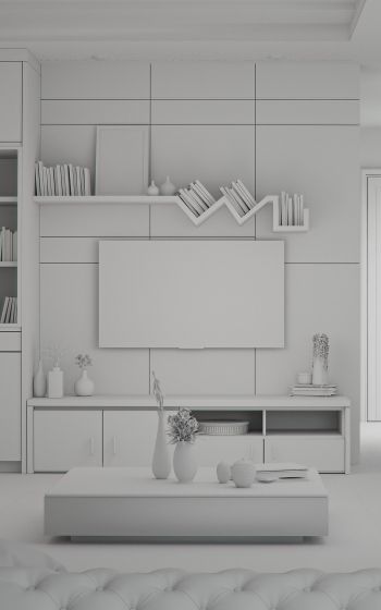 aesthetics of white, interior Wallpaper 800x1280