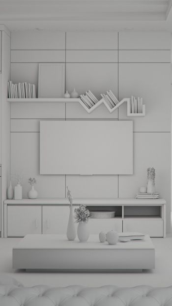 aesthetics of white, interior Wallpaper 720x1280