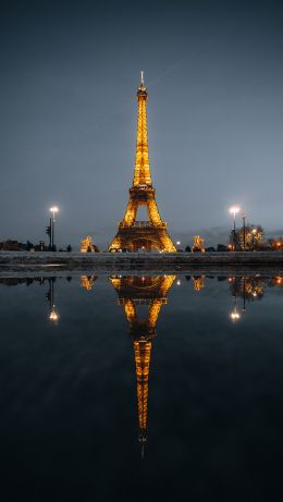 eiffel tower, Paris, France Wallpaper 640x1136