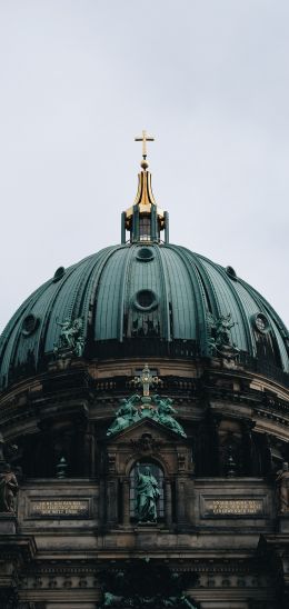 Berlin Cathedral, Berlin, Germany Wallpaper 1440x3040