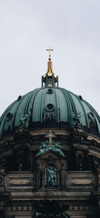 Berlin Cathedral, Berlin, Germany Wallpaper 828x1792