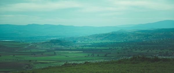 landscape, valley Wallpaper 3440x1440