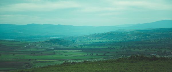 landscape, valley Wallpaper 2560x1080