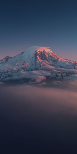 mountain, landscape, purple Wallpaper 720x1440