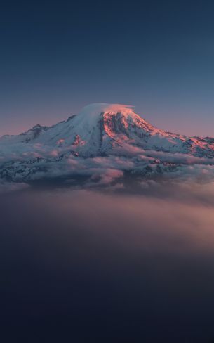 mountain, landscape, purple Wallpaper 800x1280