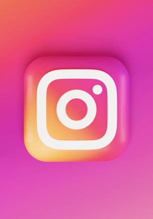 Instagram, logo, gradient Wallpaper 1668x2388