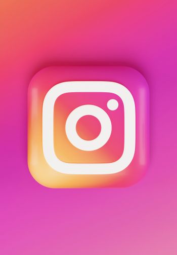 Instagram, logo, gradient Wallpaper 1640x2360