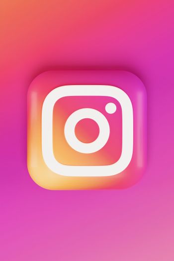 Instagram, logo, gradient Wallpaper 640x960